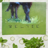 Belted Gallaway "Beltie" Theedoek (Gevouwen)