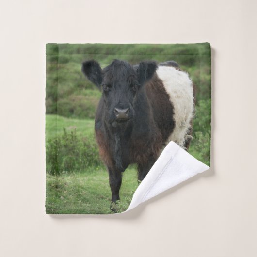 Belted Galloway Koe Washandje (Wasdoekje)