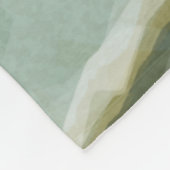 Belted Kingfisher bij Rivers Edge Abstract Fleece Deken (Hoek)