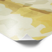 Belted Kingfisher bij Rivers Edge Abstract Foto Afdruk (Hoek)