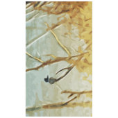 Belted Kingfisher bij Rivers Edge Abstract Tafelkleed (Voorkant)