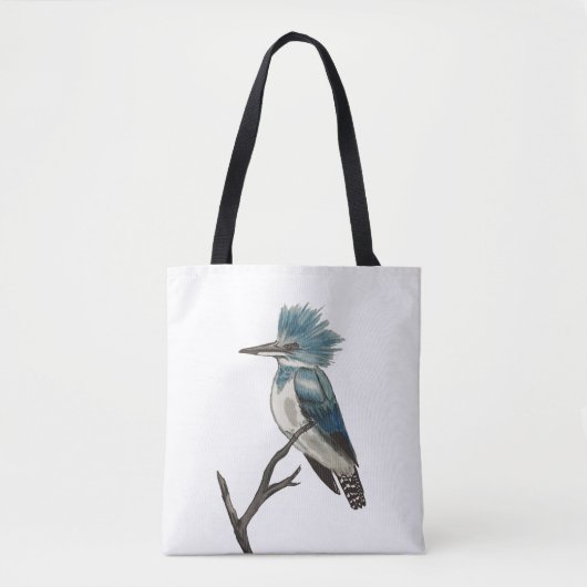 Belted Kingfisher Canvas tas (Voorkant)
