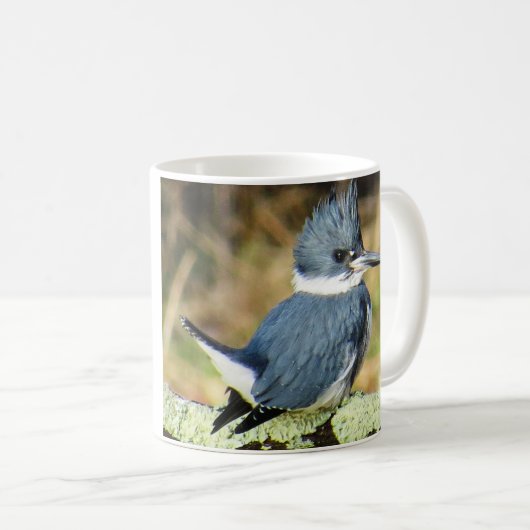 Belted Kingfisher Coffee Mok (Voorkant rechts)