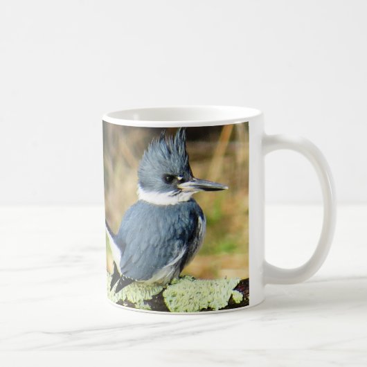 Belted Kingfisher Coffee Mok (Rechts)