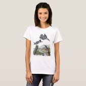 Belted Kingfisher door Audubon T-shirt (Voorkant volledig)