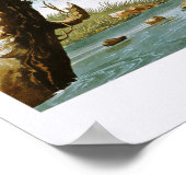 Belted Kingfisher John Audubon Birds of America Poster (Hoek)