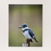 Belted Kingfisher Legpuzzel (Verticaal)