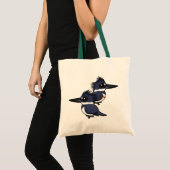 Belted Kingfisher paar Tote Bag (Voorkant (product))