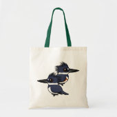 Belted Kingfisher paar Tote Bag (Voorkant)