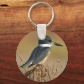 Belted Kingfisher Sleutelhanger (Voorkant)