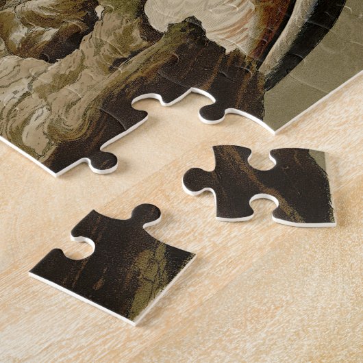 Belted Kingfisher uit Audubon's vogels in Amerika Legpuzzel (Zijkant)