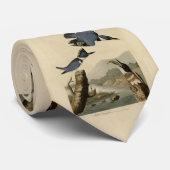 Belted Kingfisher uit Audubon's vogels in Amerika Stropdas (Opgerold)