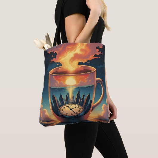 Belten en vervuiling in de stad tote bag (Dichtbij)