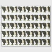 "Beltie" Belted Galloway Cadeaupapier (Vlak)