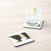 "Beltie" Belted Galloway Drankjes Onderzetter (Rechterzijde)