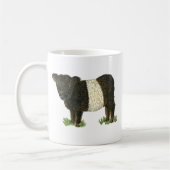 "Beltie" Belted Galloway Koffiemok (Links)