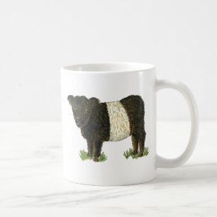 "Beltie" Belted Galloway Koffiemok