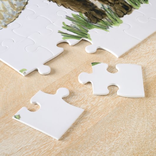 "Beltie" Belted Galloway Legpuzzel (Zijkant)