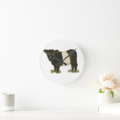 "Beltie" Belted Galloway Ronde Klok (Huis)