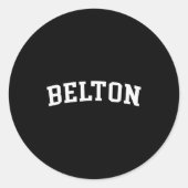 Belton  ronde sticker (Voorkant)