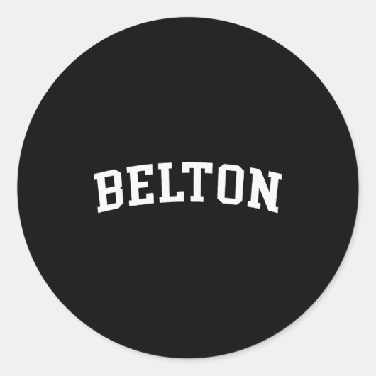 Belton  ronde sticker (Voorkant)