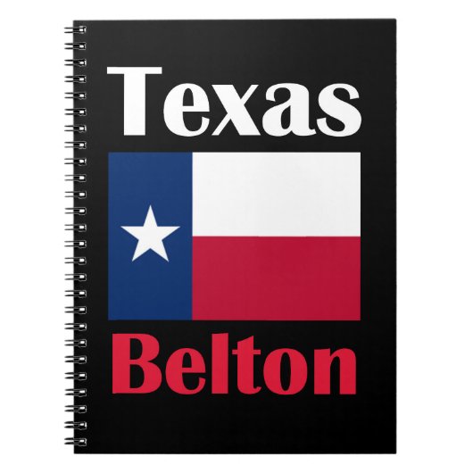 Belton TX Notitieboek (Voorkant)