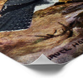 Beltvissen en hun nesttunnel poster (Hoek)