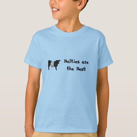 Belty's zijn de beste gestroomde Galloway Cow T-shirt (Voorkant)