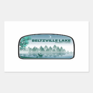 Beltzville Lake Pennsylvania Deer Rechthoekige Sticker