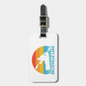 Beltzville Lake Pennsylvania Kayak Bagagelabel (Voorkant verticaal)