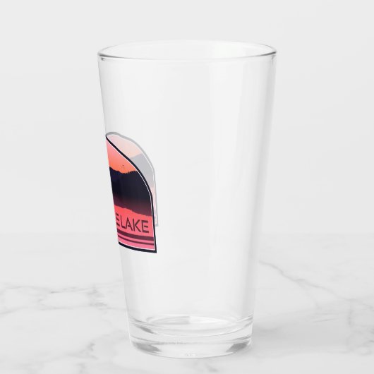 Beltzville Lake Pennsylvania Red Sunrise Glas (Links)