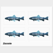Beltzville Lake Pennsylvania Vis Rechthoekige Sticker (Vel)