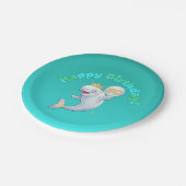 Beluga Boo Gefeliciteerd 7" Papieren Bord (Gekanteld)