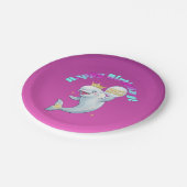 Beluga Boo Verjaardagsfeest bord (Gekanteld)