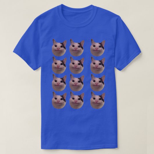 Beluga Cat Pattern T-shirt (Design voorkant)
