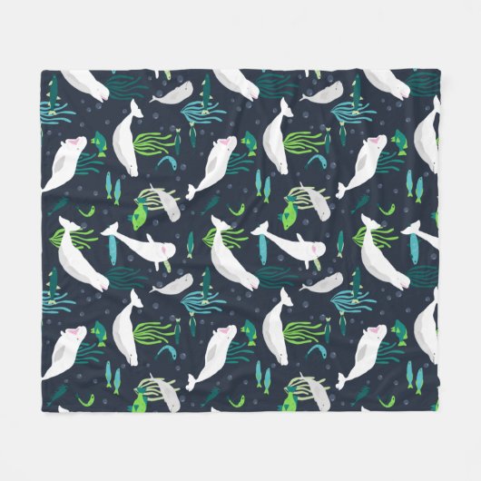 Beluga Fleece Deken (Voorkant (Horizontaal))