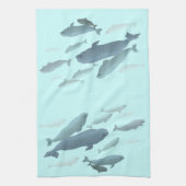 Beluga Handdoek Beluga Walvis Theedoeken Walvis Ca (Verticaal)