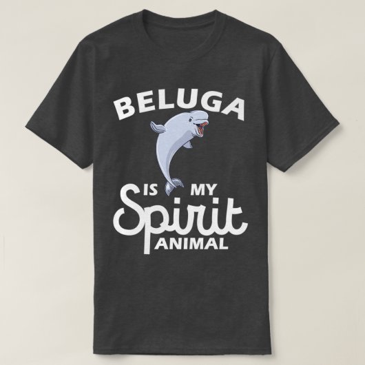 Beluga is mijn Dierenvriend om de walvissen te red T-shirt (Design voorkant)