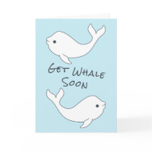 Beluga Krijgen Whale Soon Kaart