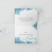 Beluga | Oceaan Baby Shower Bedankt (Binnen)
