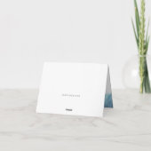 Beluga | Ocean Baby shower Bedankt (Achterkant)