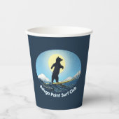 Beluga Point Surf Club Papieren Bekers (Voorkant)