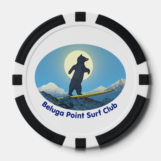Beluga Point Surf Club Pokerchips (Voorkant)