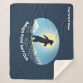 Beluga Point Surf Club Sherpa Deken (Voorkant)