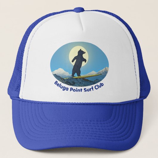 Beluga Point Surf Club Trucker Pet (Voorkant)