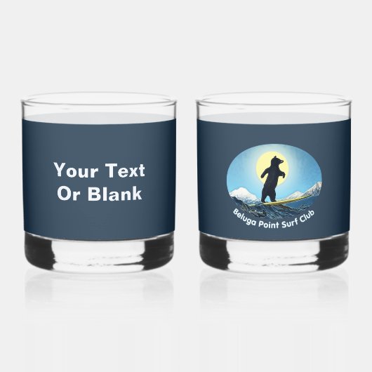 Beluga Point Surf Club Whisky Glas (Achterkant)
