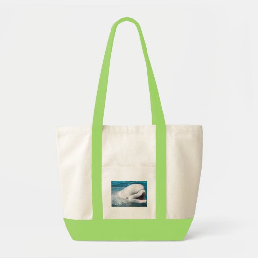 Beluga Smile Tote Bag (Voorkant)