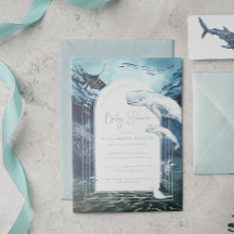 Beluga Walvis Oceaan Baby Shower