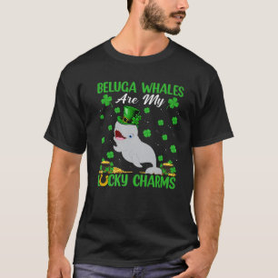 Beluga walvissen zijn mijn Lucky Charms Whale St. T-shirt