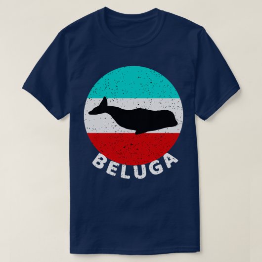 Beluga Whale 11 T-shirt (Design voorkant)